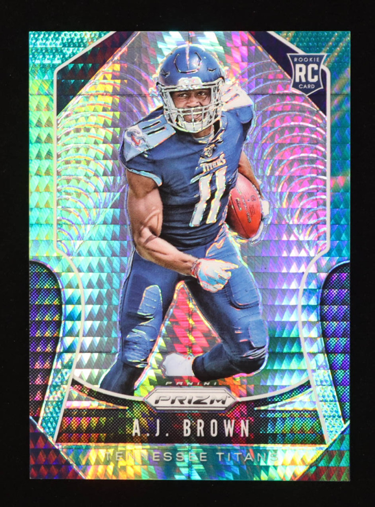 A.J. Brown 2019 Panini Prizm Prizms Hyper #344 #011/175 RC