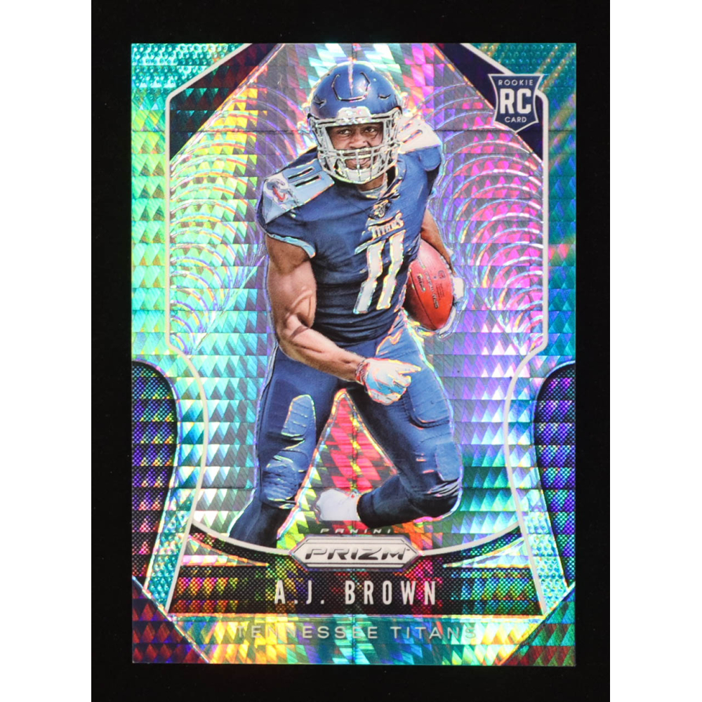 A.J. Brown 2019 Panini Prizm Prizms Hyper #344 #011/175 RC at PristineAuction.com