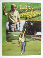 Jack Nicholas Signed 33x44 Canvas Poster (Fanatics) at PristineAuction.com
