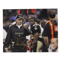 Sean Payton Signed Saints 8x10 Photo (Beckett) at PristineAuction.com