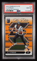 CJ Stroud 2024 Elite The Elite Orange #13 #85/99 (PSA 10) at PristineAuction.com