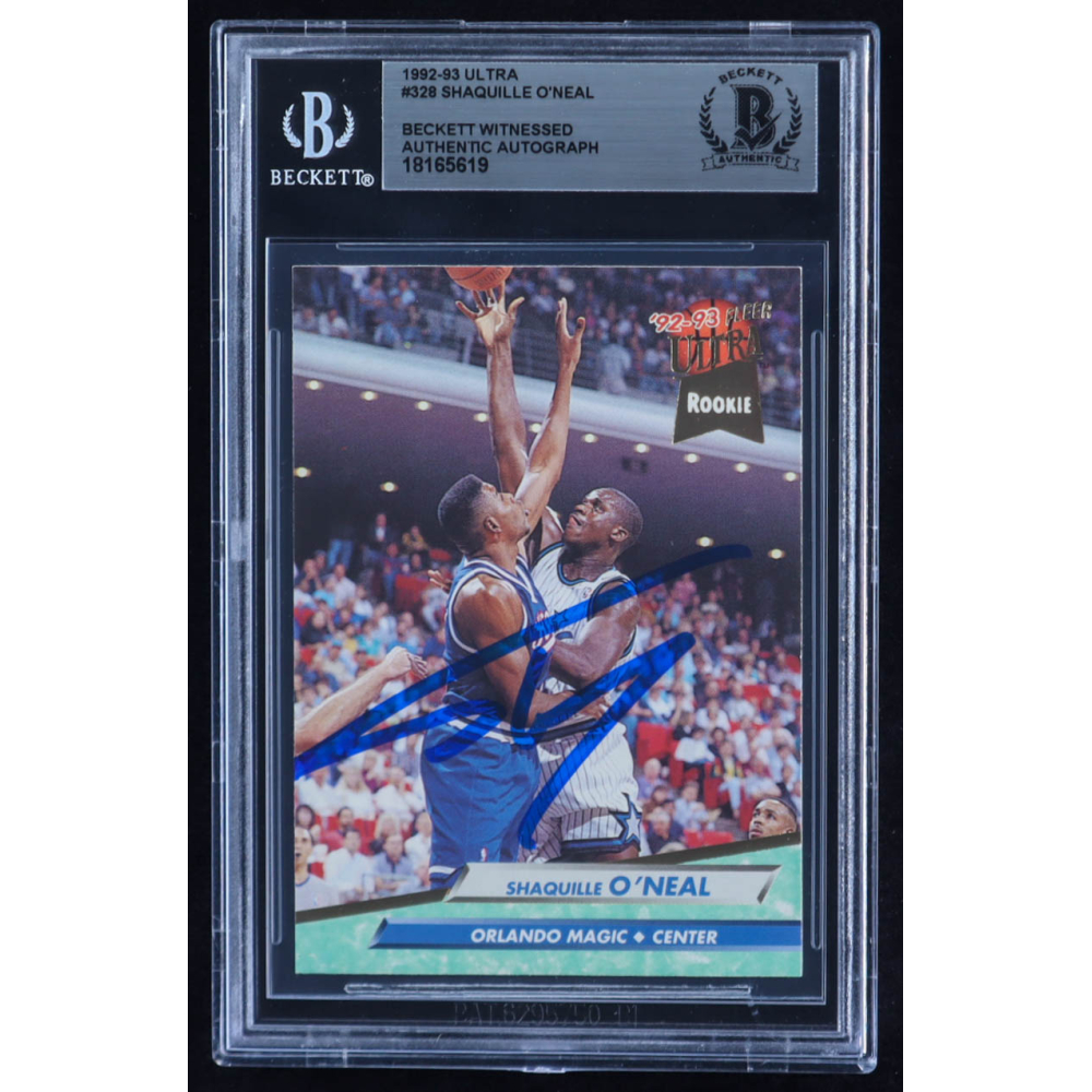 Shaquille O'Neal Signed 1992-93 Ultra #328 RC (BGS) at PristineAuction.com
