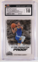 Stephen Curry 2024 Leaf Metal '90 Pre-Production Proof #90ASC1 #1/1 (CGC 10) at PristineAuction.com