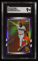Fernando Tatis Jr. 2021 Topps Chrome Purple Refractors #1 #175/299 (SGC 9) at PristineAuction.com