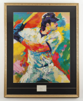 Mike Piazza Signed Custom Framed Cut Display with Leroy Neiman Art Print (JSA) at PristineAuction.com