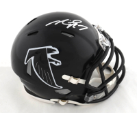 Michael Vick Signed Falcons Throwback Alternate Speed Mini Helmet (Beckett) at PristineAuction.com