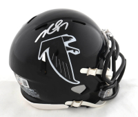 Michael Vick Signed Falcons Throwback Alternate Speed Mini Helmet (Beckett) at PristineAuction.com