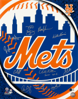 Mets 16x20 Poster Signed by (12) Mets Legends with Cookie Rojas, Roger McDowell, Willie Harris, John Gibbons (Beckett) at PristineAuction.com