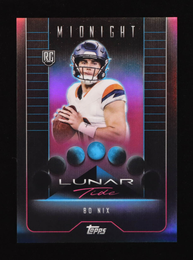 Bo Nix 2024 Topps Midnight Lunar Tide #LT3 RC