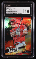 Mike Trout 2018 Topps Fire Hot Starts #HS25 (CGC 10) at PristineAuction.com