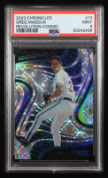 Greg Maddux 2023 Panini Chronicles Revolution Cosmic #13 #11/99 (PSA 9) at PristineAuction.com