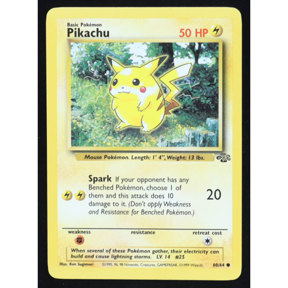Pikachu C 1999 Pokemon Jungle Unlimited #60 at PristineAuction.com
