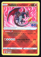 Radiant Charizard RDR 2022 Pokemon GO #11 at PristineAuction.com