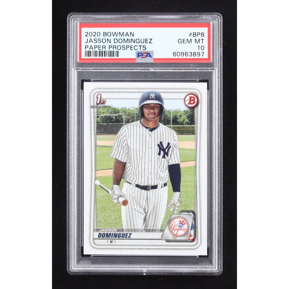 Jasson Dominguez 2020 Bowman Prospects #BP8 RC (PSA 10) at PristineAuction.com