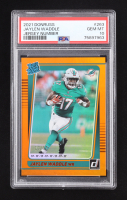 Jaylen Waddle 2021 Donruss Rated Rookie Jersey Number #263 #13/17 RC (PSA 10) at PristineAuction.com
