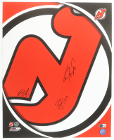 Ken Daneyko, Stephen Gionta, & Ryan Carter Signed Devils 16x20 Poster (Beckett) at PristineAuction.com