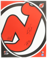 Ken Daneyko, Stephen Gionta, & Ryan Carter Signed Devils 16x20 Poster (Beckett) at PristineAuction.com