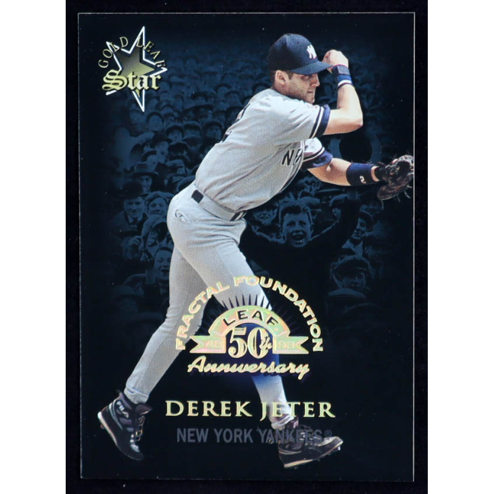 Derek Jeter 1998 Leaf Fractal Foundations #164 GLS #3982/3999 at PristineAuction.com