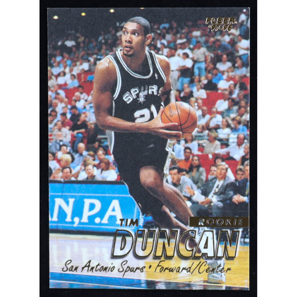 Tim Duncan 1997-98 Stadium Club #201 RC at PristineAuction.com