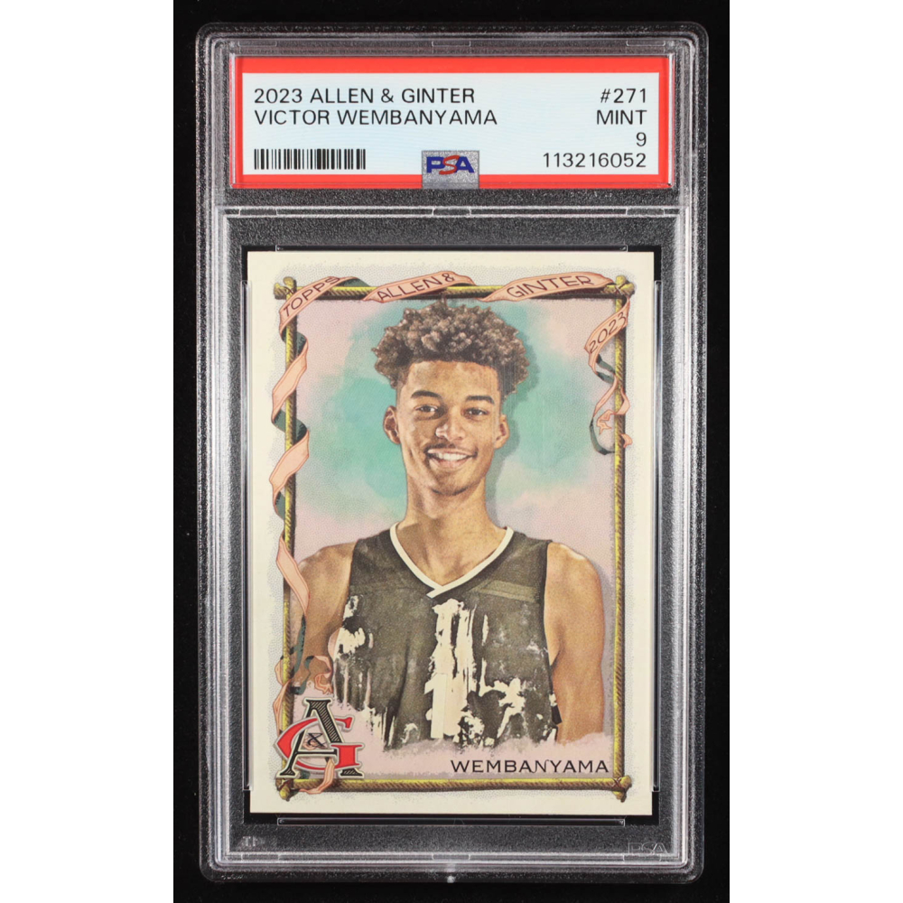 Victor Wembanyama 2023 Topps Allen and Ginter #271 RC (PSA 9) at PristineAuction.com