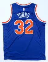 Karl-Anthony Towns Signed Knicks Nike Authentic Jersey (JSA) at PristineAuction.com