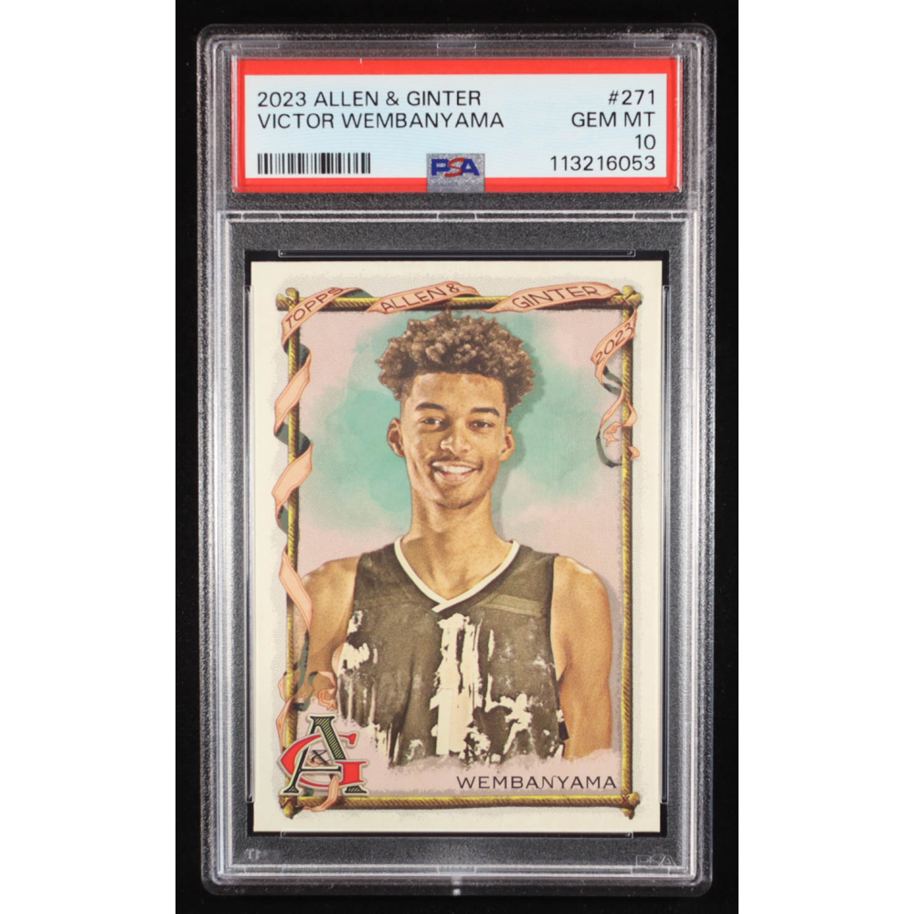 Victor Wembanyama 2023 Topps Allen and Ginter #271 RC (PSA 10) at PristineAuction.com