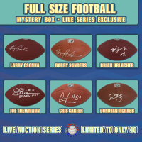 Full Size Football Signed Mystery Box - (Live Edition) - Series 1 - (Limited to 40) – Schwartz Sports at PristineAuction.com