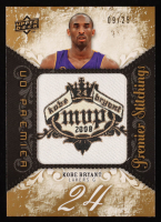 Kobe Bryant 2008-09 Upper Deck Premier Stitchings 25 #PSKB #9/25 at PristineAuction.com