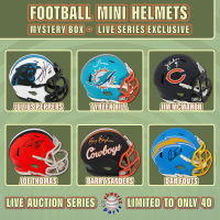 Football Mini Helmet Signed Mystery Box - (Live Edition) - Series 1 - (Limited to 40) – Schwartz Sports at PristineAuction.com