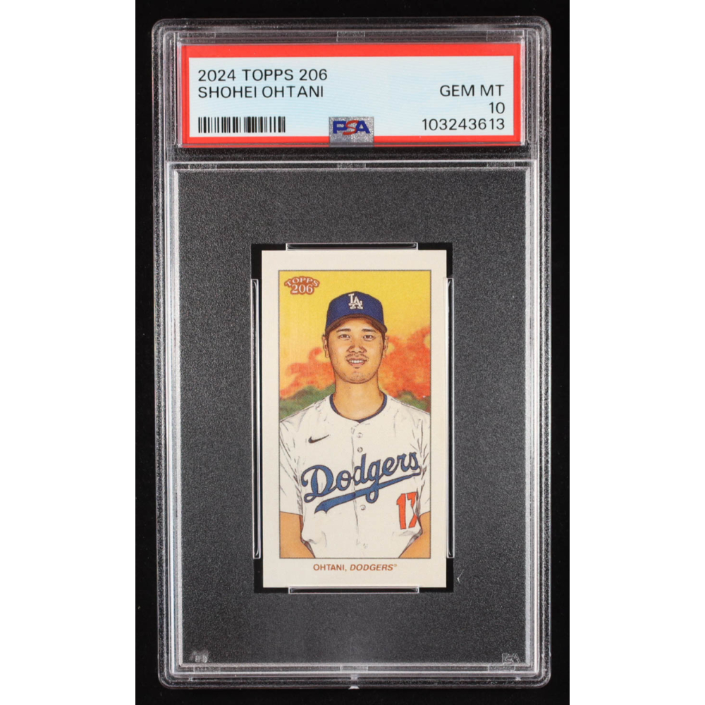 Shohei Ohtani 2024 Topps 206 #198 (PSA 10) at PristineAuction.com