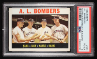 Roger Maris / Norm Cash / Mickey Mantle / Al Kaline 1961 Topps AL Bombers #331 (PSA 4) at PristineAuction.com