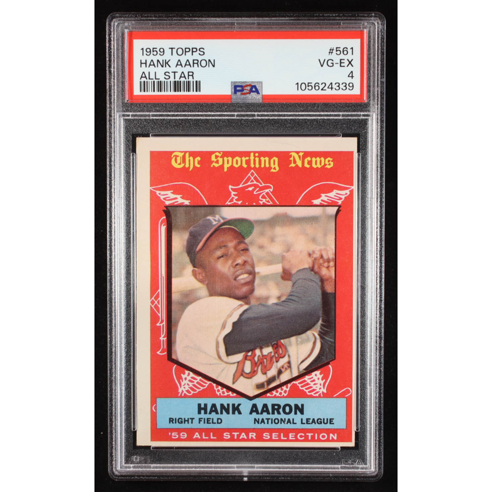 Hank Aaron 1959 Topps All-Star #561 (PSA 4) at PristineAuction.com