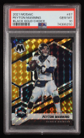 Peyton Manning 2021 Panini Mosaic Mosaic Choice Black Gold #67 #6/8 (PSA 10) at PristineAuction.com