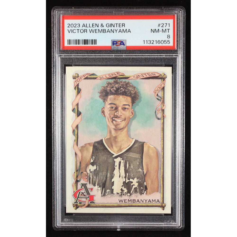 Victor Wembanyama 2023 Topps Allen and Ginter #271 RC (PSA 8) at PristineAuction.com