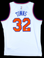 Karl-Anthony Towns Signed Knicks Nike Authentic Jersey (JSA) at PristineAuction.com