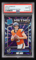 Bo Nix 2024 Donruss Rated Rookies Retro #19 RC (PSA 10) at PristineAuction.com