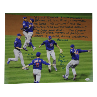 Pat Hughes Signed Cubs 16x20 Photo with Extensive Inscription (JSA) at PristineAuction.com