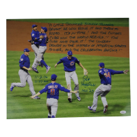 Pat Hughes Signed Cubs 16x20 Photo with Extensive Inscription (JSA) at PristineAuction.com