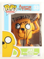 John DiMaggio Twice-Signed "Adventure Time" #33 Jake Funko Pop! Vinyl Figure Inscribed "Totally Math, Dude" (Steel City) at PristineAuction.com