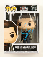 Sebastian Stan Signed "The Falcon and the Winter Soldier" #813 Winter Soldier (Zone 73) Funko Pop! Bobble-Head Vinyl Figure (ACOA) at PristineAuction.com