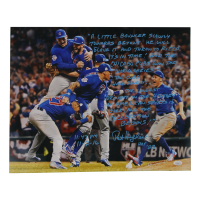 Pat Hughes Signed Cubs 16x20 Photo with Extensive Inscription (JSA) at PristineAuction.com