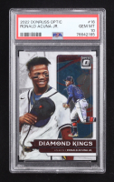 Ronald Acuna Jr. 2022 Donruss #16 DK (PSA 10) at PristineAuction.com
