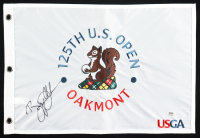 Bryson DeChambeau Signed 2025 "125th U.S. Open Oakmont" Golf Pin Flag (PSA) at PristineAuction.com