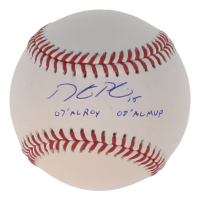Dustin Pedroia Signed OML Baseball Inscribed "07 AL ROY / 08 AL MVP" (Authentic Ink) at PristineAuction.com