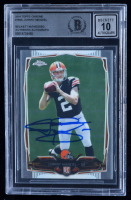 Johnny Manziel Signed 2014 Topps Chrome #169A RC (BGS | Auto 10) at PristineAuction.com