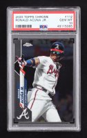 Ronald Acuna Jr. 2020 Topps Chrome #112 (PSA 10) at PristineAuction.com