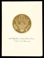 Ronald Regan 1981 Republican White House Dinner Invitation Card at PristineAuction.com