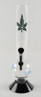 Cheech Marin & Tommy Chong Signed Glass Bong (AutographCOA & AutographPros) at PristineAuction.com