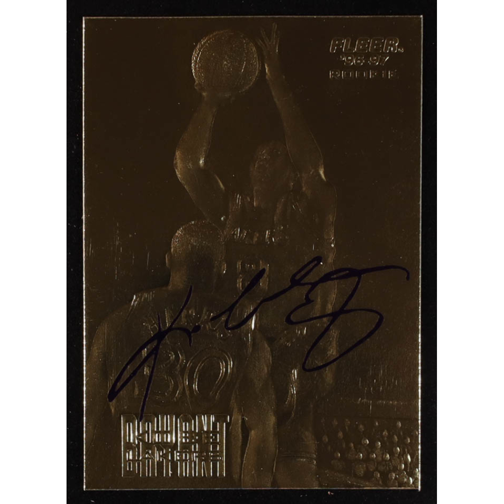 Kobe Bryant 1996-97 Fleer Purple Signature 23Kt Gold Card at PristineAuction.com