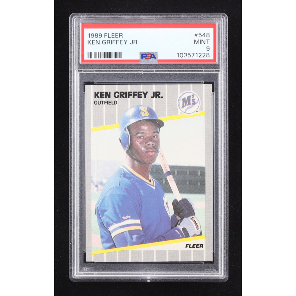 Ken Griffey Jr. 1989 Fleer #548 RC (PSA 9) at PristineAuction.com